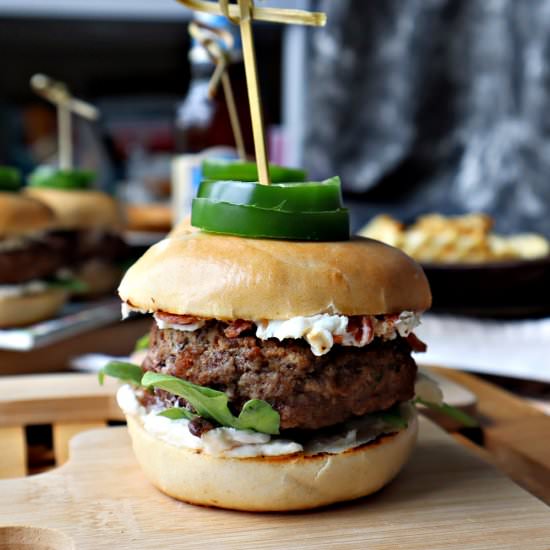 Jalapeno Popper Bagel Sliders