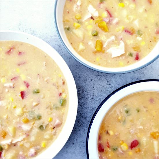 Turkey Chowder with Butternut