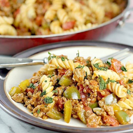 Sloppy Joe Pasta
