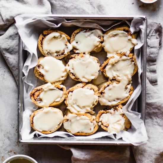 Paleo Vegan Cinnamon Rolls
