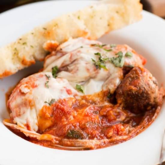 Meatballs Lasagna Skillet