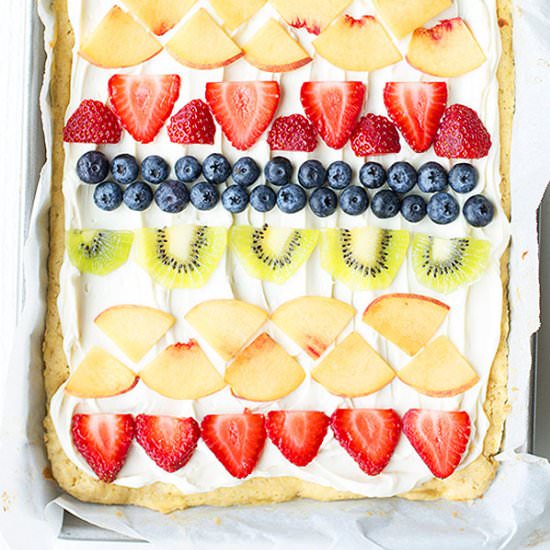 Healthy Fruit Pizza