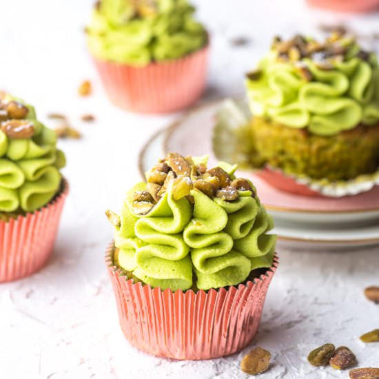Pistachio Cupcakes