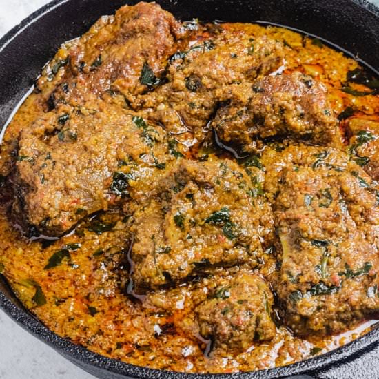 African Beniseed soup