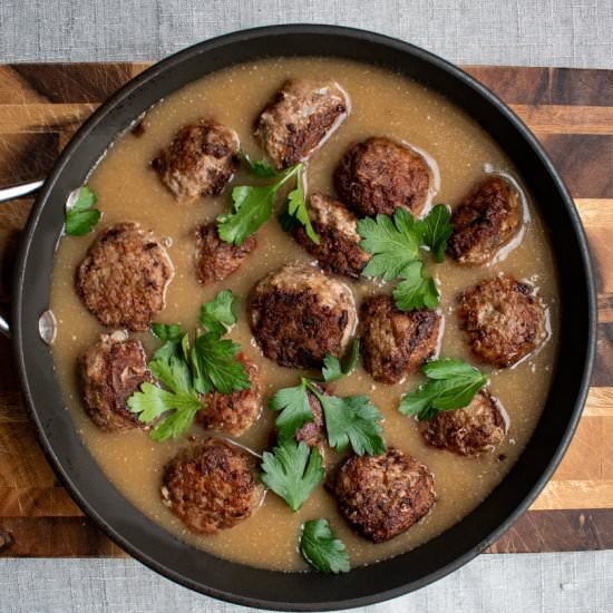 Paleo Swedish Meatballs