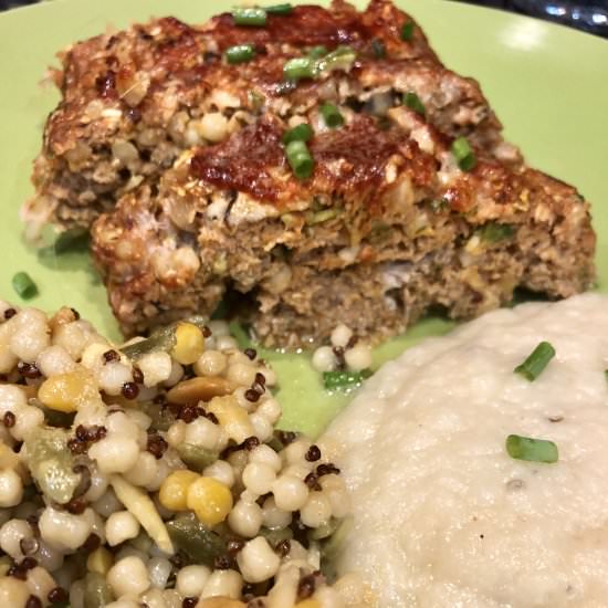 Turkey Quinoa Meatloaf