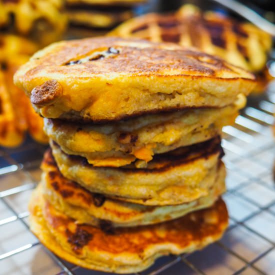 Paleo Sweet Potato Pancakes