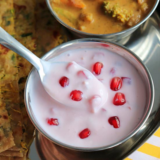 Pomegranate Raita
