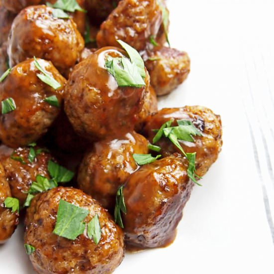 Chicken Marsala Meatballs