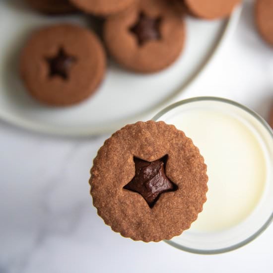 Chocolate Shortbread Cookies