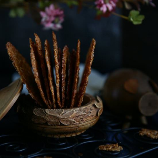Hazelnut Lace Cookies