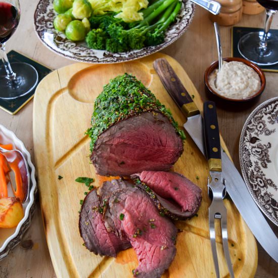 Fresh Herb & Mustard Crusted Roast