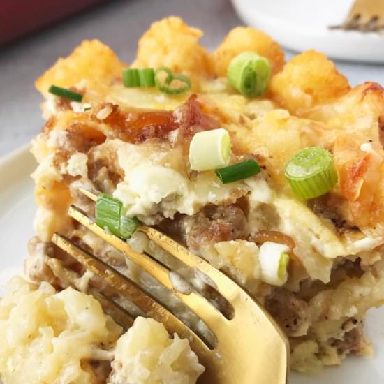 French Onion Breakfast Casserole