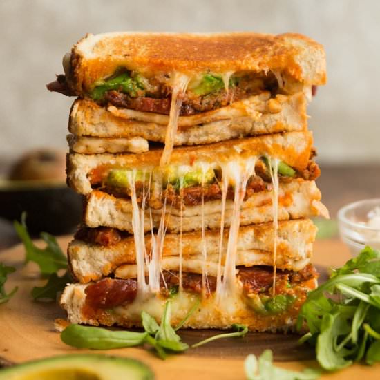 Halloumi Chorizo Grilled Cheese