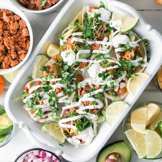 Turkey Taco Boats
