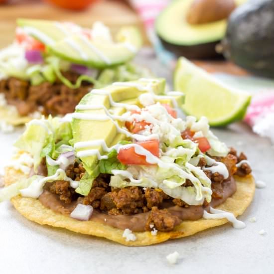 Ground Beef Tostadas