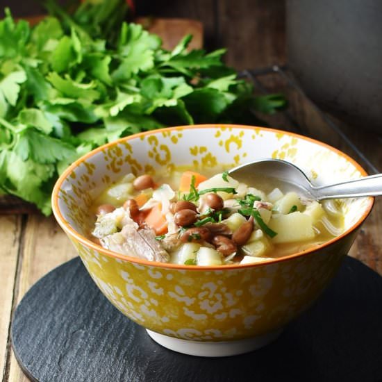 Leftover Turkey Vegetable Soup