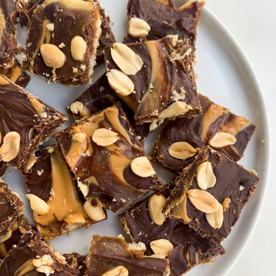 Peanut Butter Chocolate Bark