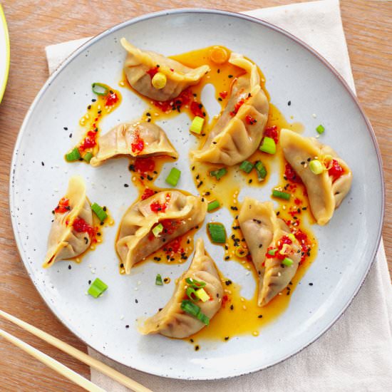 Shiitake Mushroom Steamed Dumplings