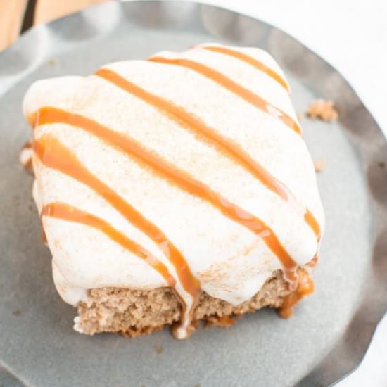 Caramel Spice Poke Cake