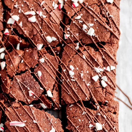 Peppermint Brownies (gluten-free)