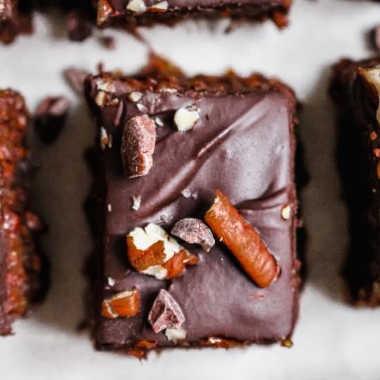 Spiced Chocolate Ganache Brownies