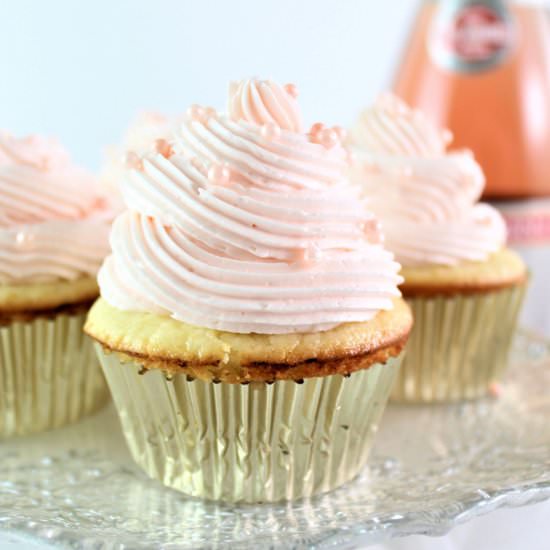 Gluten Free Champagne Cupcakes