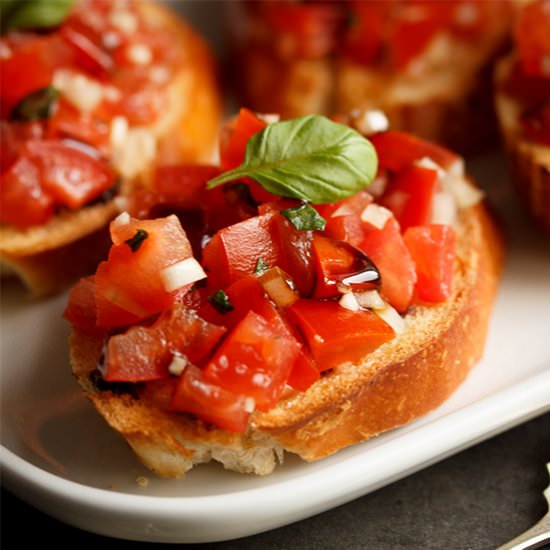 Easy, Make Ahead Bruschetta
