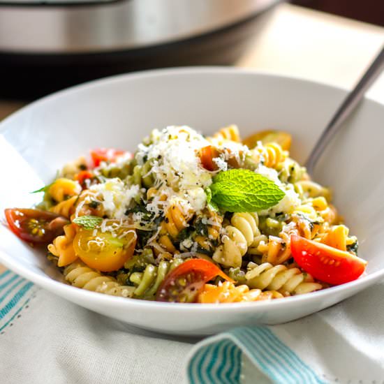 Instant Pot Ricotta Spinach Pasta