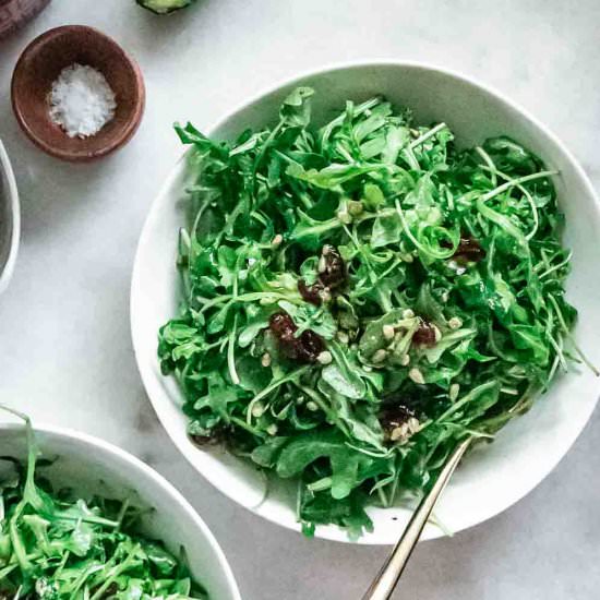Cranberry Arugula Side Salad