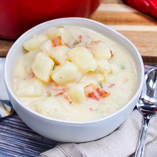 Pepper Jack, Potato, and Bacon Soup
