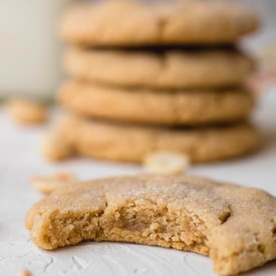 Small batch peanut butter cookies