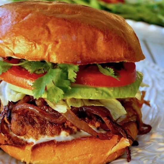 Spicy Sriracha Burger
