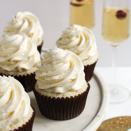 Champagne Cupcakes