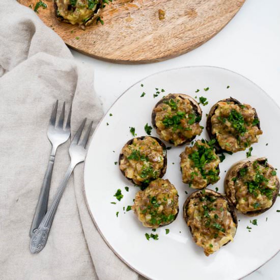 Sausage Stuffed Mushrooms