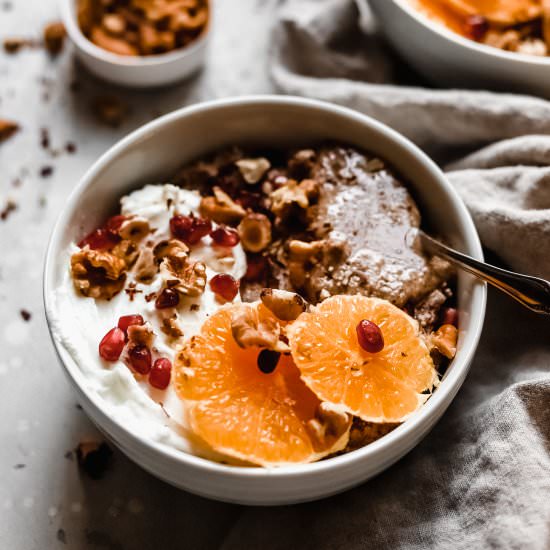 Whole30 Grain Free Oatmeal (Vegan!)