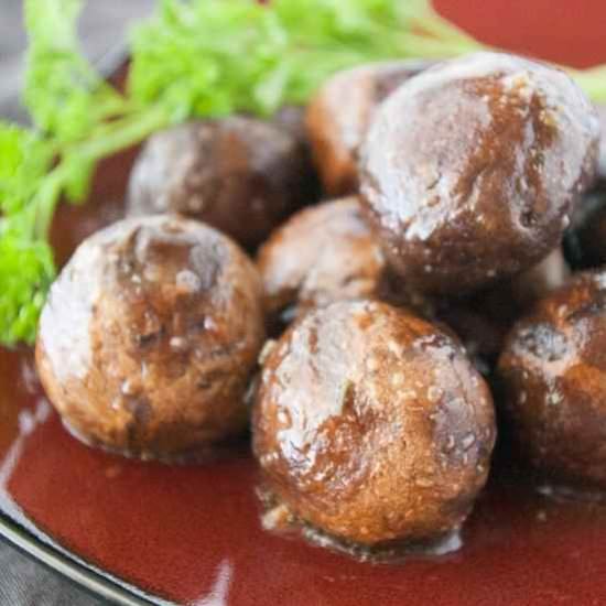 Slow Cooker Italian Mushrooms