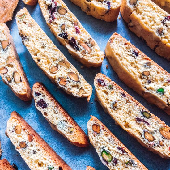 Cranberry Pistachio Biscotti