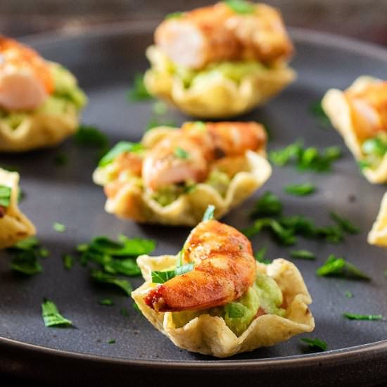 Recado Rojo Shrimp Appetizer