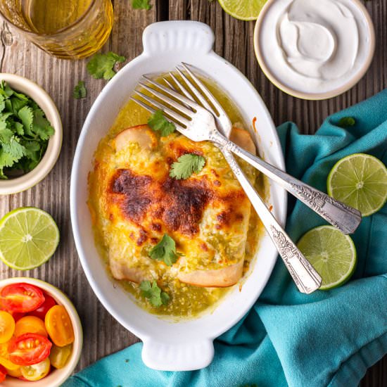 Enchiladas Verdes