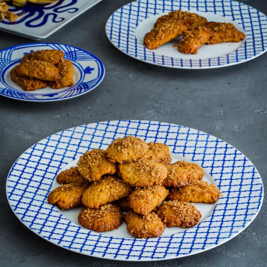 Melomakarona Greek Honey Cookies