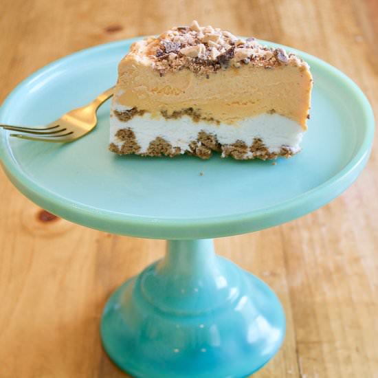 Pumpkin Gingersnap Ice Cream Cake