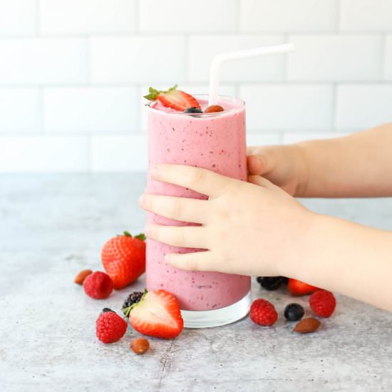Almond Butter Smoothie with Yogurt