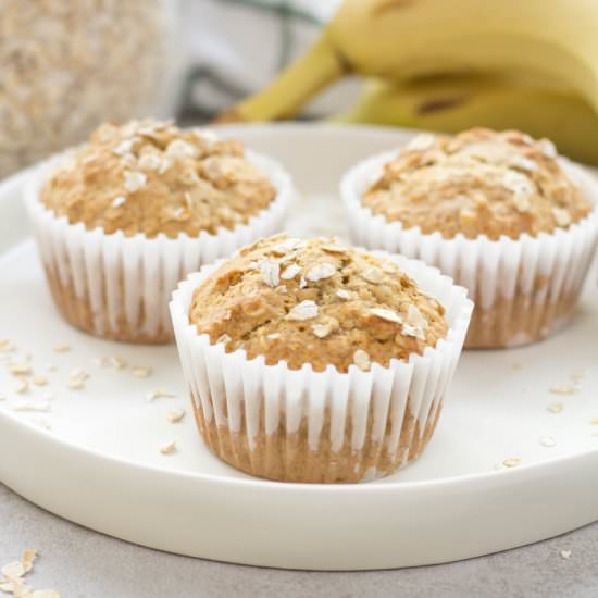 Banana Oat Muffins