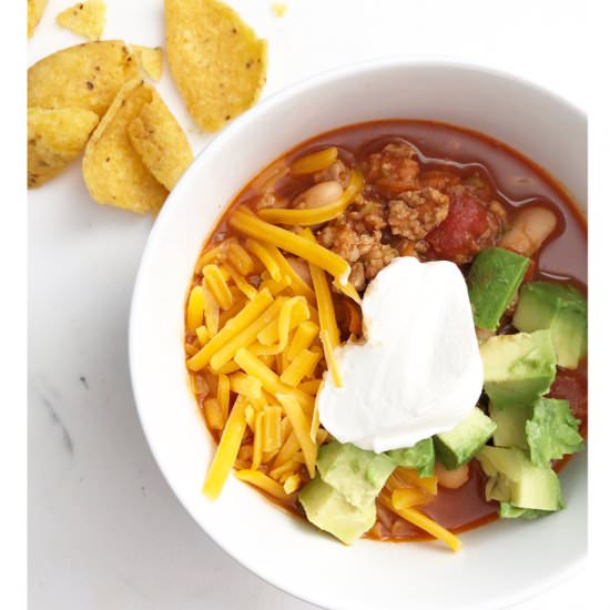 Simple Turkey Chili