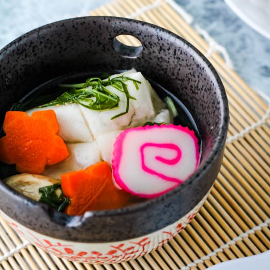 Ozoni Japanese New Year Mochi Soup