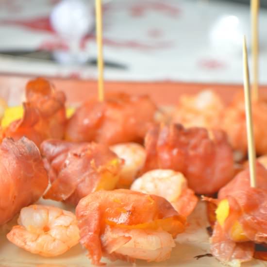 Pineapple Shrimp Parcels