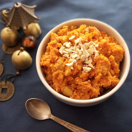 Gajar Ka Halwa or carrot pudding