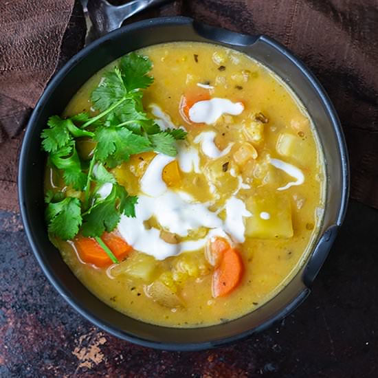 Creamy Thai Vegetable Soup