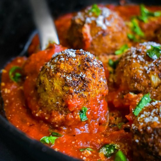 Vegan Cauliflower Meatballs